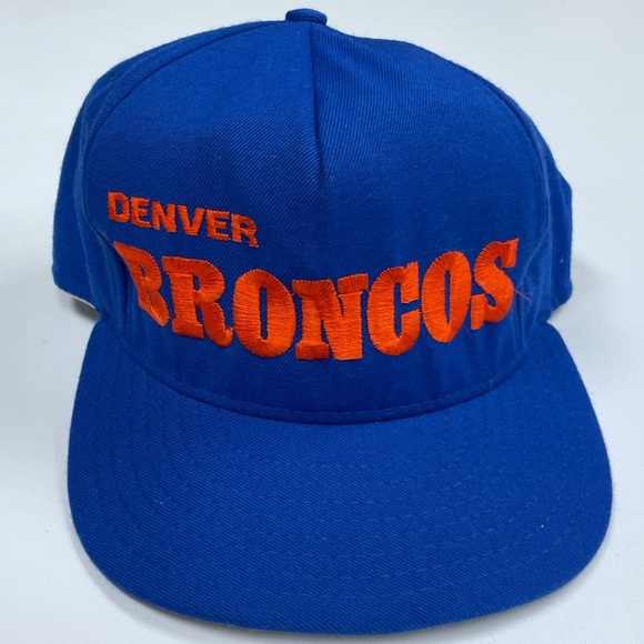 NFL Other - NFL Denver Broncos Vintage Snapback Hat Royal Blue Orange